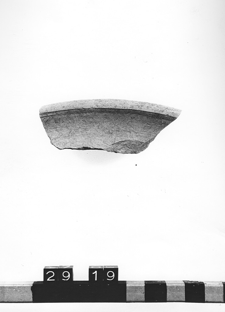 piatto, frammento - ambito laziale (secc. XII/ XIII)