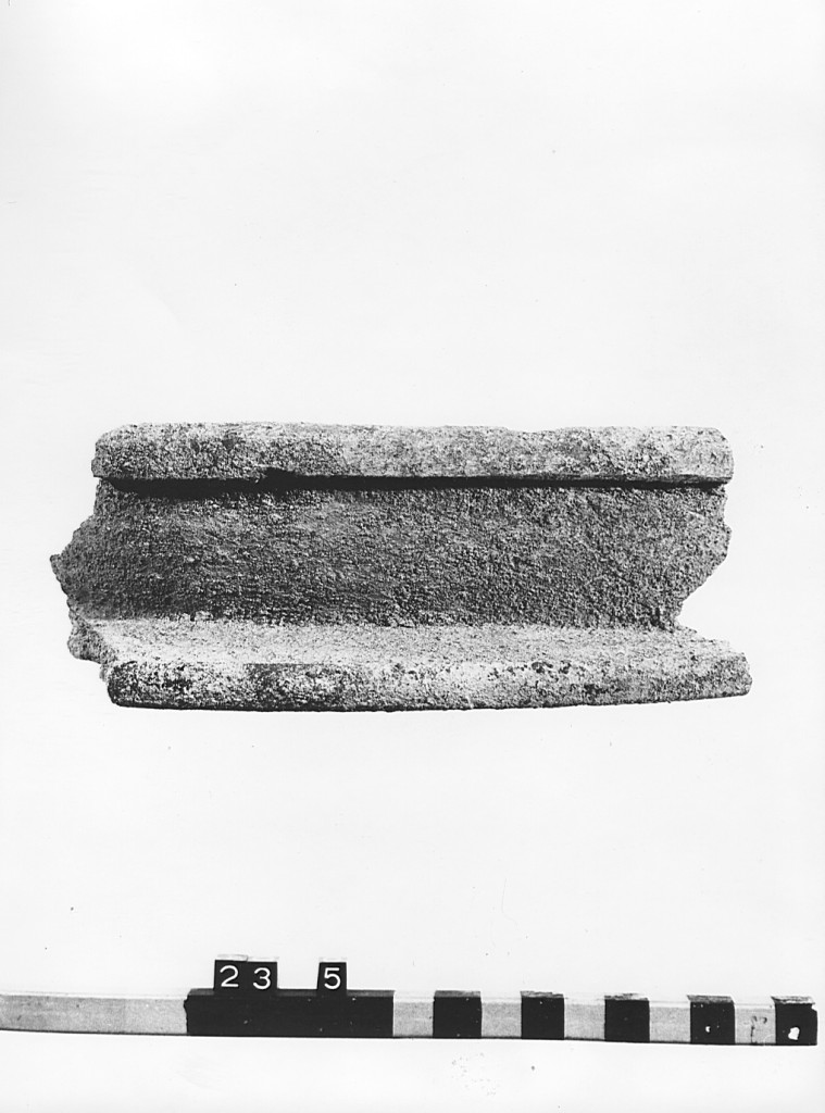 tegame, frammento - ambito laziale (secc. XII/ XIII)