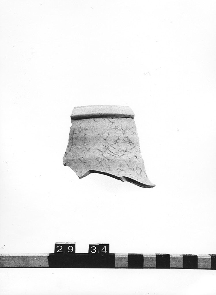 brocca, frammento - ambito laziale (secc. XIII/ XIV)