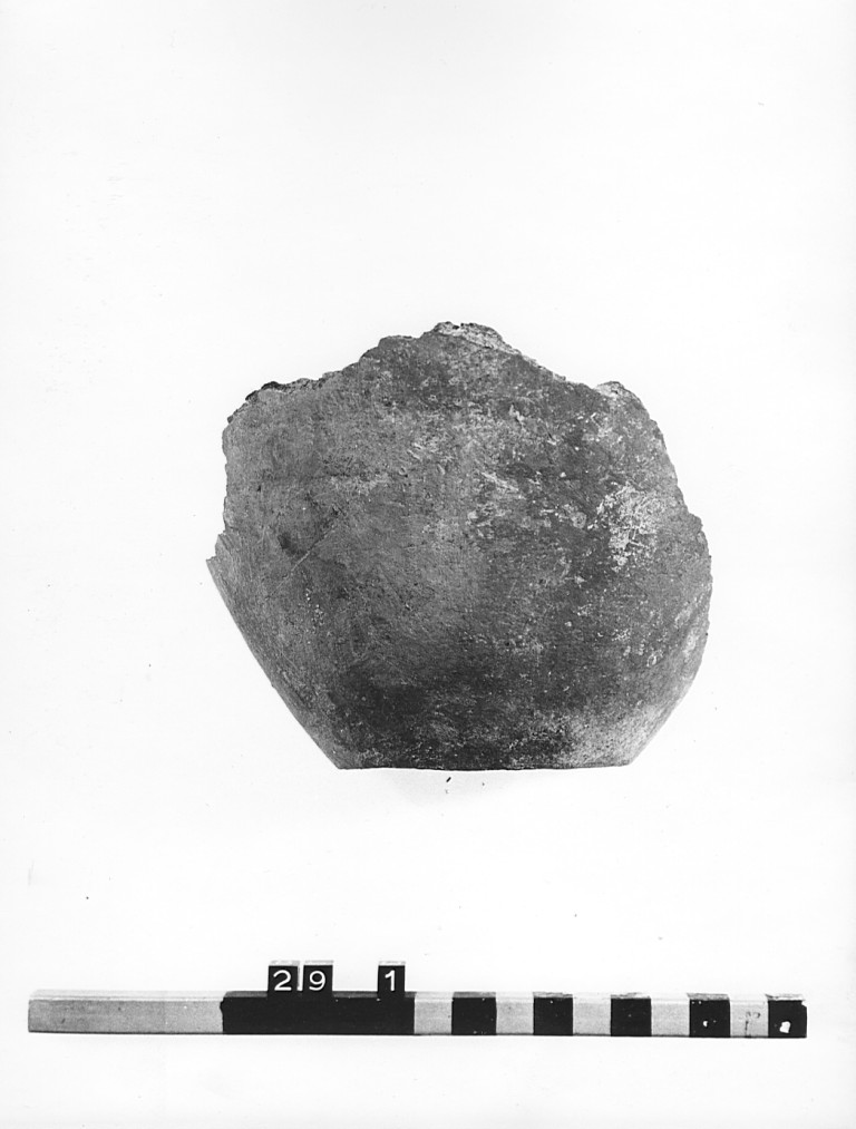 olla, frammento - ambito laziale (secc. IX/ XIII)