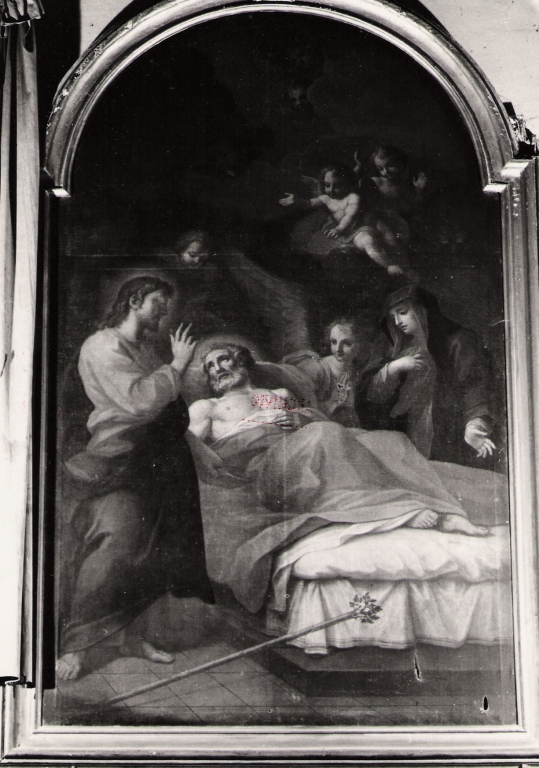 morte di San Giuseppe (dipinto) - ambito romano (seconda metà sec. XVIII)