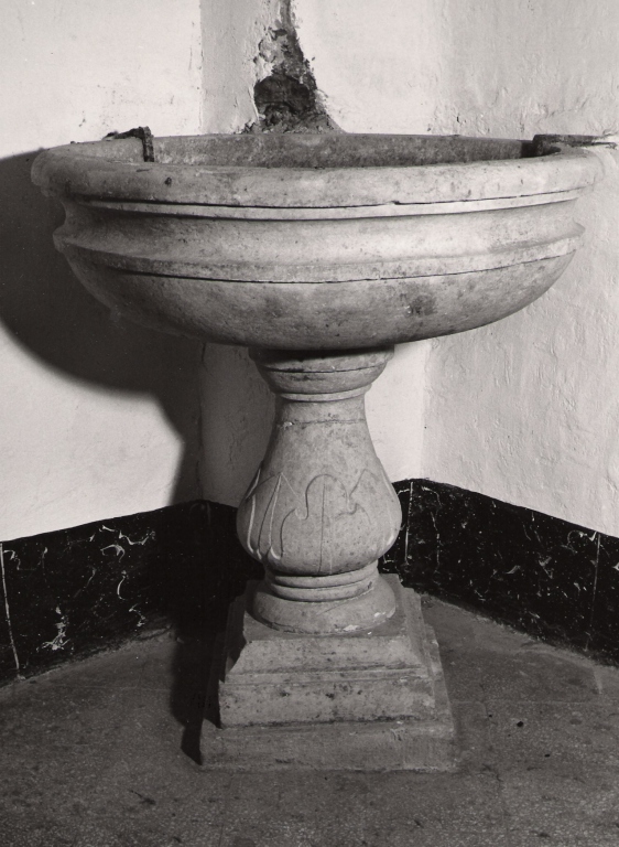 fonte battesimale - ambito sonninese (sec. XIX)
