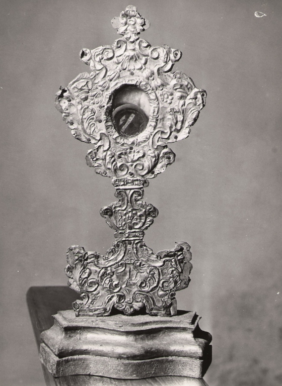 motivi decorativi floreali (reliquiario - a ostensorio) - ambito laziale (secc. XVIII/ XIX)