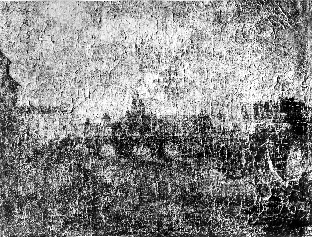 Ponte Sant'Angelo e Castello (dipinto) - ambito romano (sec. XVIII)