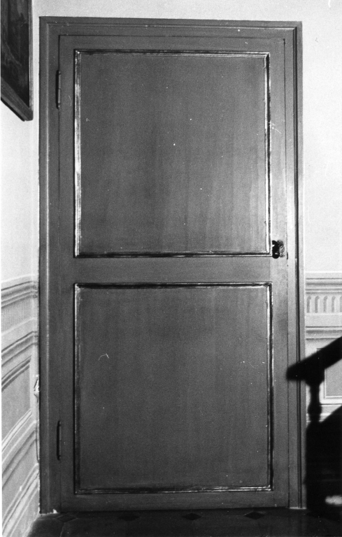 porta - ad un battente, serie - manifattura laziale (sec. XVIII)