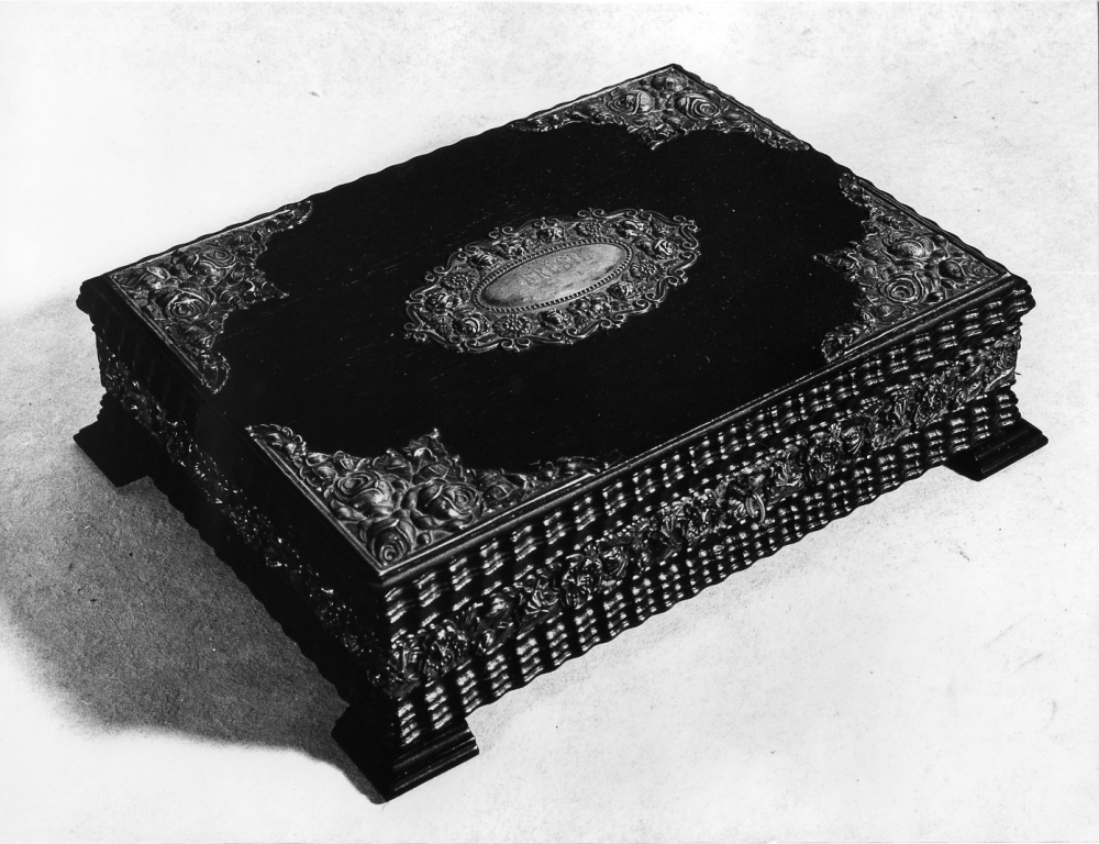 cofanetto - manifattura laziale (fine/inizio secc. XIX/ XX)