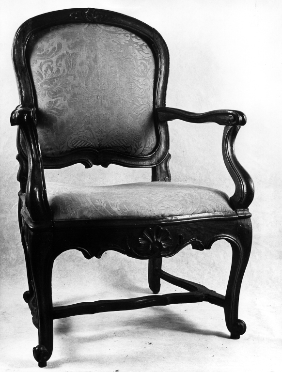 poltroncina, serie - manifattura laziale (sec. XVIII)