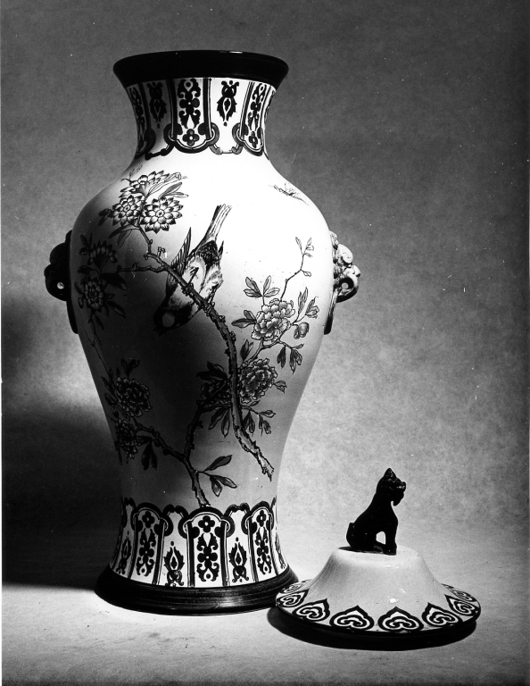 vaso, coppia - manifattura italiana (sec. XIX)