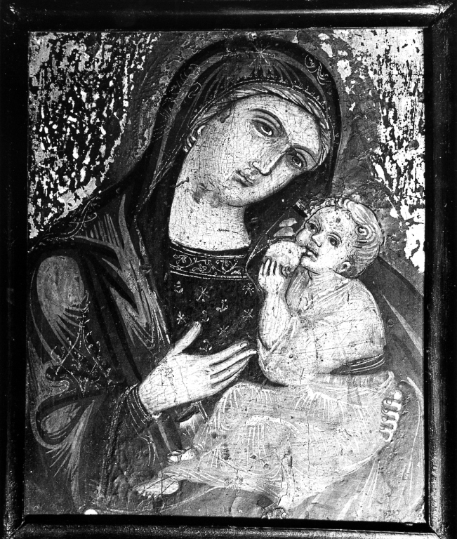 Madonna del Latte (dipinto) - ambito Italia centrale (secc. XIV/ XVII)