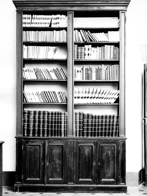 libreria, serie - manifattura laziale (sec. XIX)