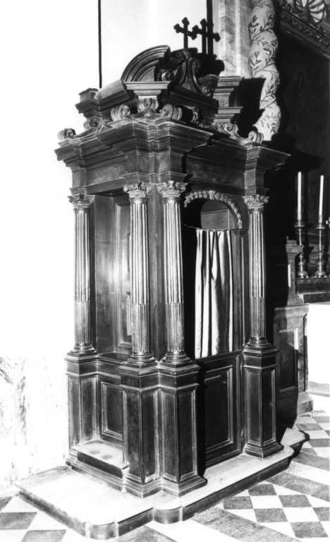 confessionale, coppia - ambito laziale (sec. XVII)