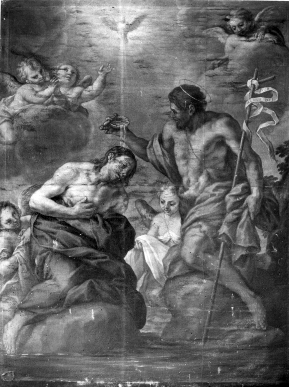 battesimo di Cristo (dipinto) - ambito laziale (sec. XVIII)