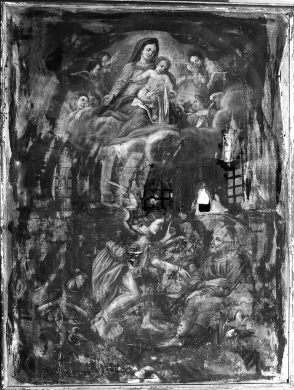 San Pietro liberato dal carcere da un angelo (dipinto) - ambito laziale (inizio sec. XVIII)