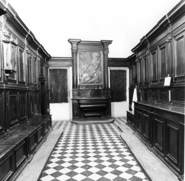 armadio da sacrestia, coppia - ambito laziale (sec. XVIII)