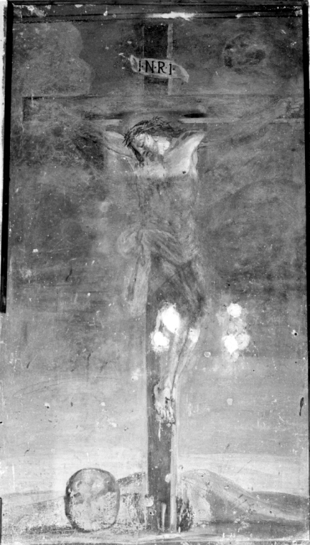 Cristo crocifisso (dipinto) - ambito laziale (sec. XVIII)