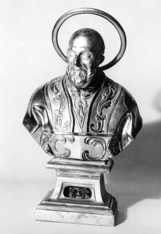 San Filippo Neri (reliquiario - a busto) - ambito laziale (sec. XVIII)