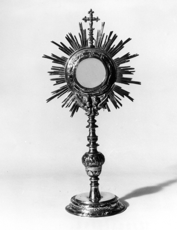 ostensorio - ambito romano (sec. XVIII)