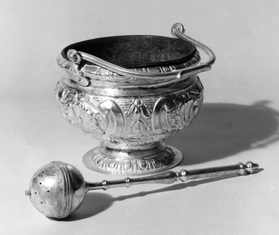 secchiello per l'acqua benedetta - ambito laziale (prima metà sec. XVIII)