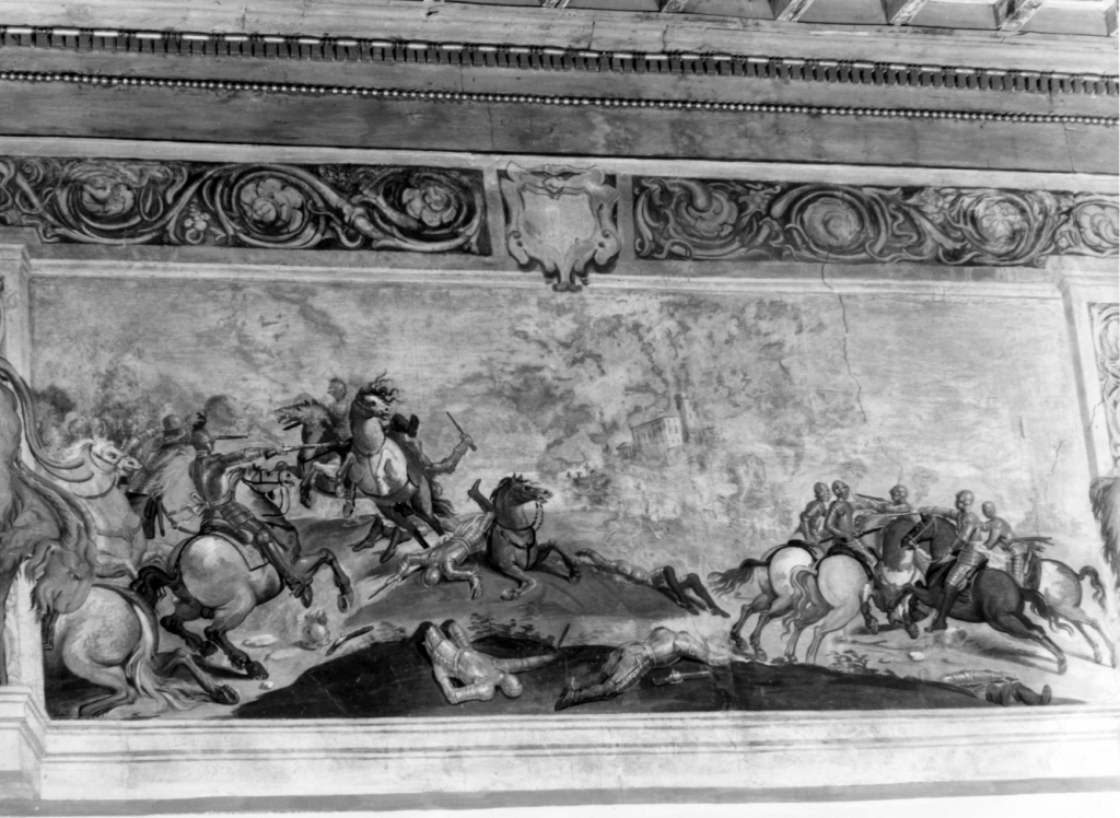 battaglia (dipinto) di Tempesta Antonio (maniera) (fine/inizio secc. XVI/ XVII)