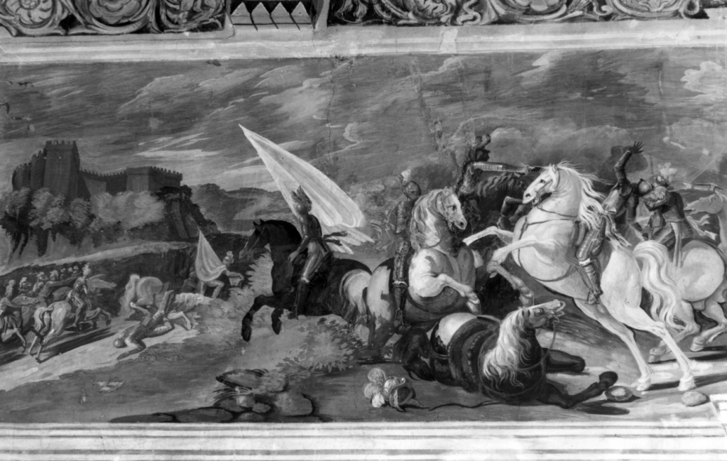 battaglie (dipinto) di Tempesta Antonio (maniera) (fine/inizio secc. XVI/ XVII)