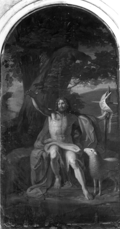 San Giovanni Battista (dipinto) di Berrettini Vincenzo (fine/inizio secc. XVIII/ XIX)