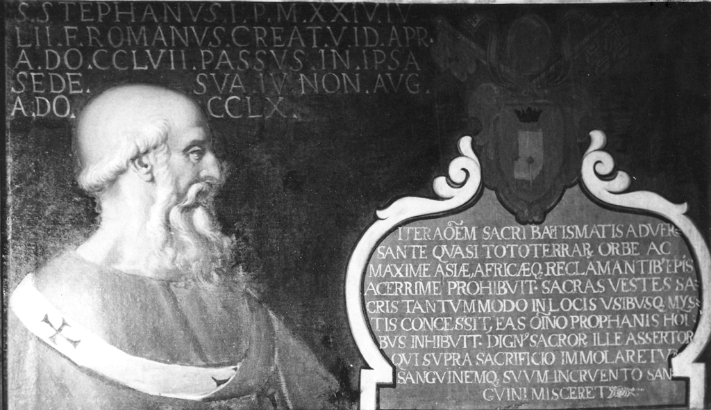 papa Stefano I (dipinto) - ambito Italia centrale (sec. XVII)