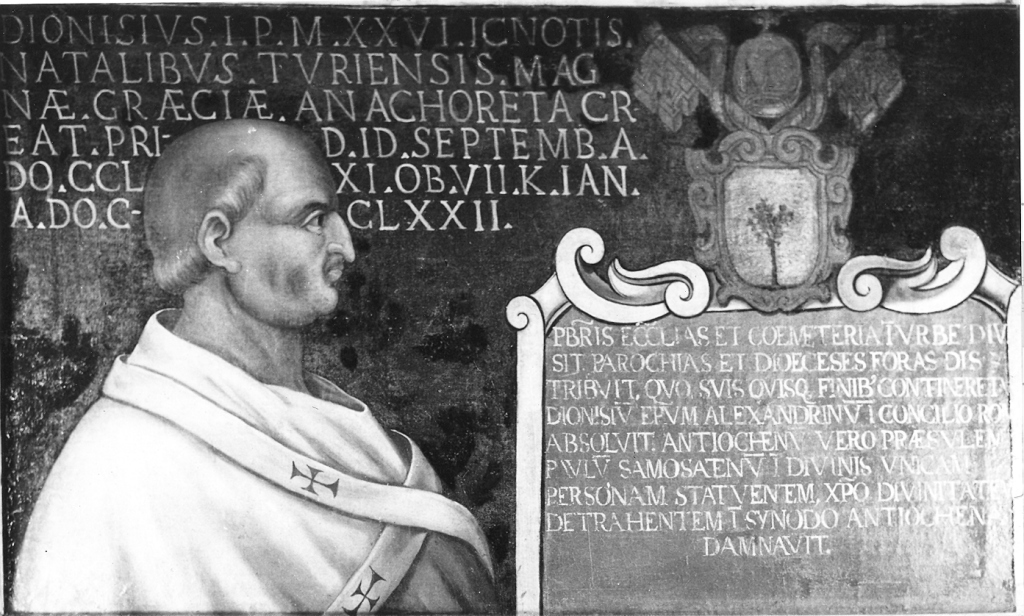 papa Dionisio I (dipinto) - ambito Italia centrale (sec. XVII)