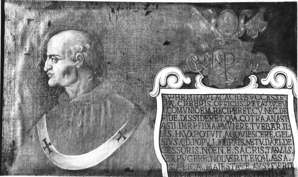 papa Gelasio I (dipinto) - ambito Italia centrale (sec. XVII)