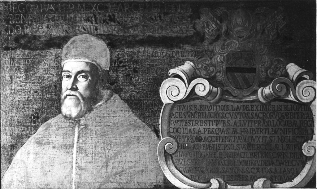 papa Gregorio II (dipinto) - ambito Italia centrale (sec. XVII)