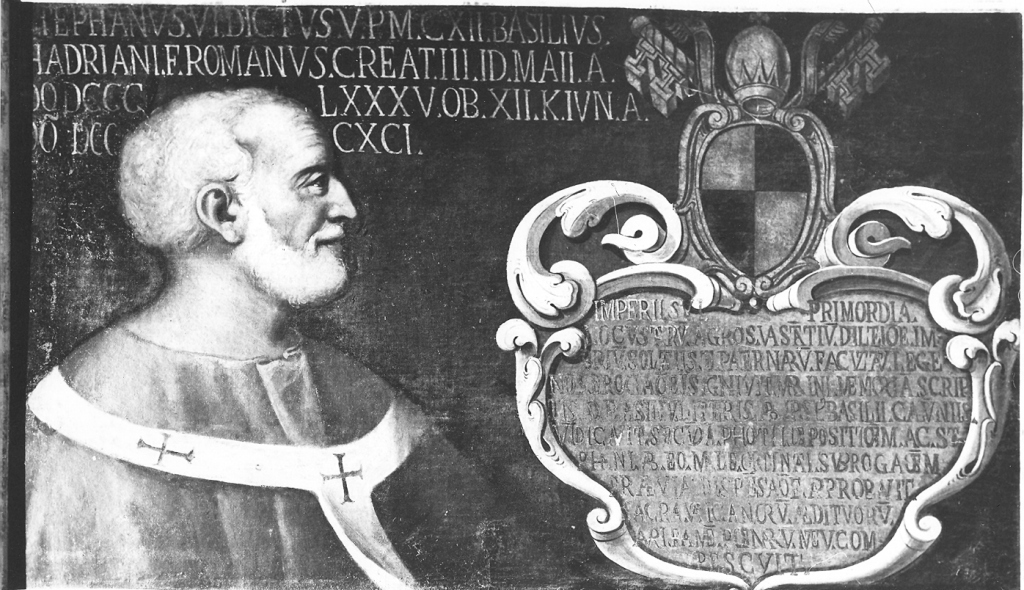 papa Stefano VI (dipinto) - ambito Italia centrale (sec. XVII)