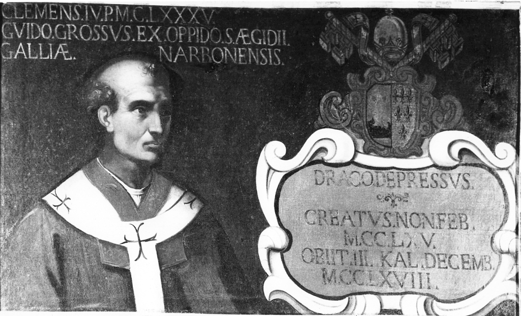 papa Clemente IV (dipinto) - ambito Italia centrale (sec. XVII)