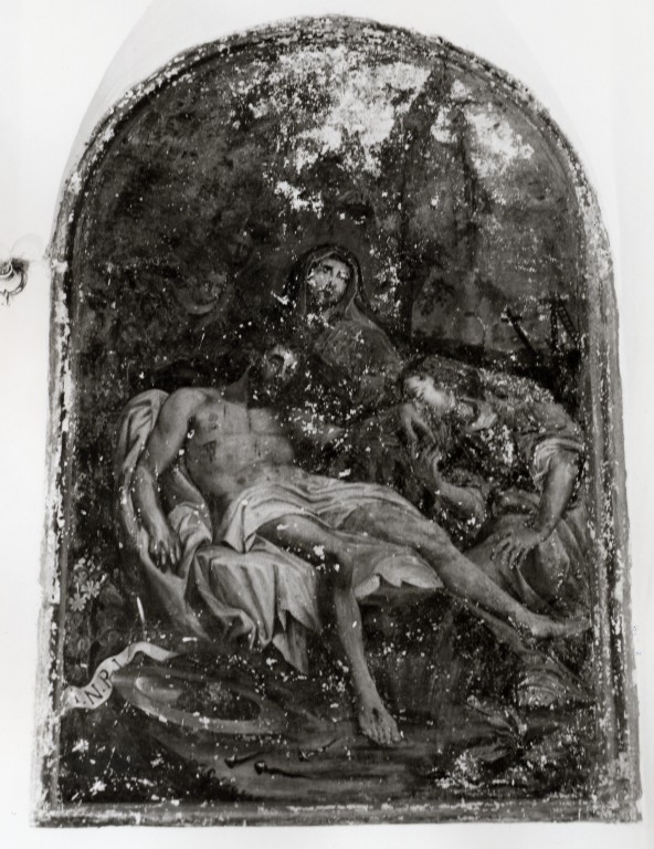 compianto sul Cristo morto (dipinto) - ambito viterbese (fine sec. XVII)