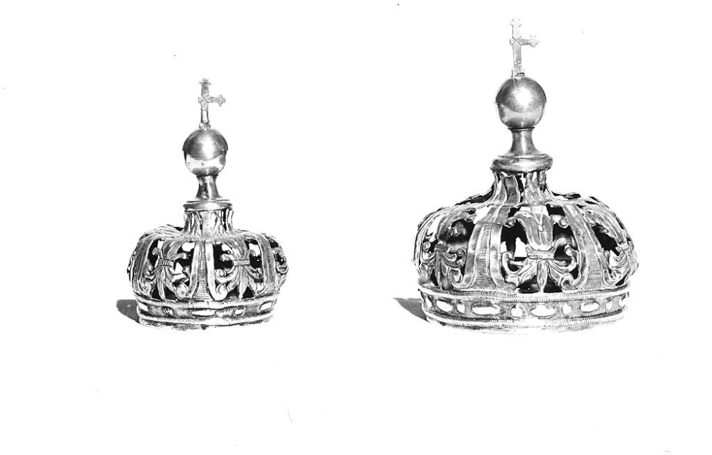 motivi decorativi vegetali (corona da statua) - produzione romana (sec. XIX)