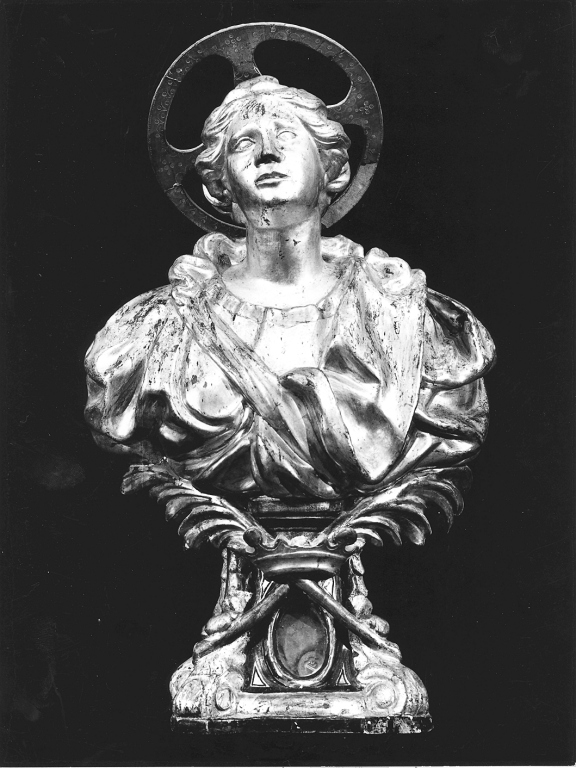 reliquiario - a busto - bottega Italia centrale (sec. XVIII)