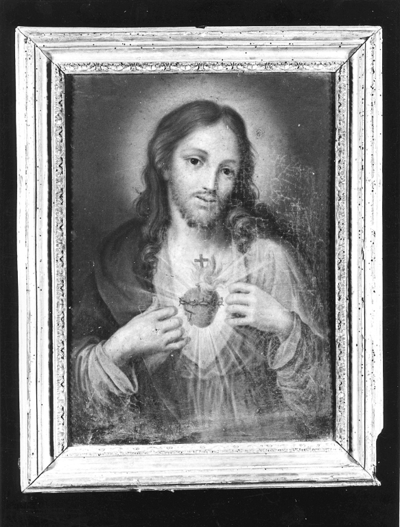 Sacro Cuore di Gesù (dipinto) - ambito Italia centrale (sec. XIX)