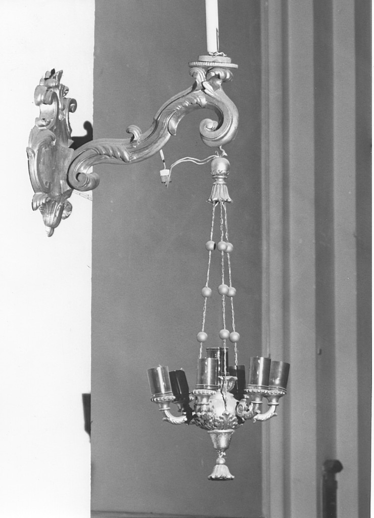 lampada pensile, coppia - ambito laziale (sec. XIX)