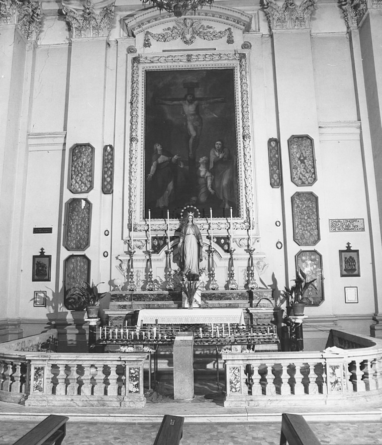 mostra d'altare - ambito laziale (fine sec. XVIII)