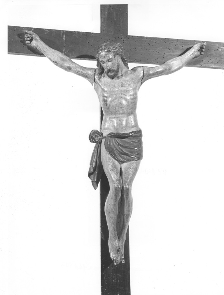crocifisso di sacrestia - ambito laziale (secc. XVII/ XVIII)