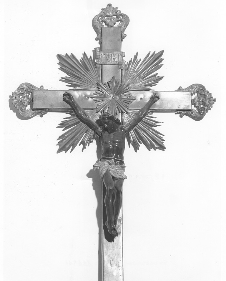 croce processionale - ambito laziale (secc. XVIII/ XIX)