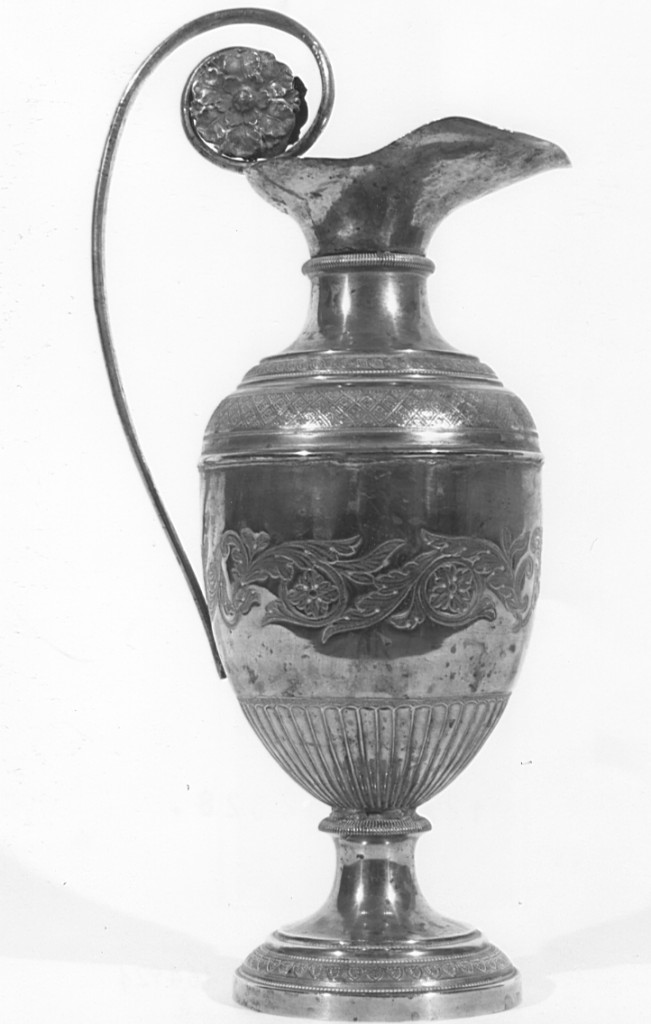 brocchetta battesimale, elemento d'insieme - ambito laziale (sec. XVIII)