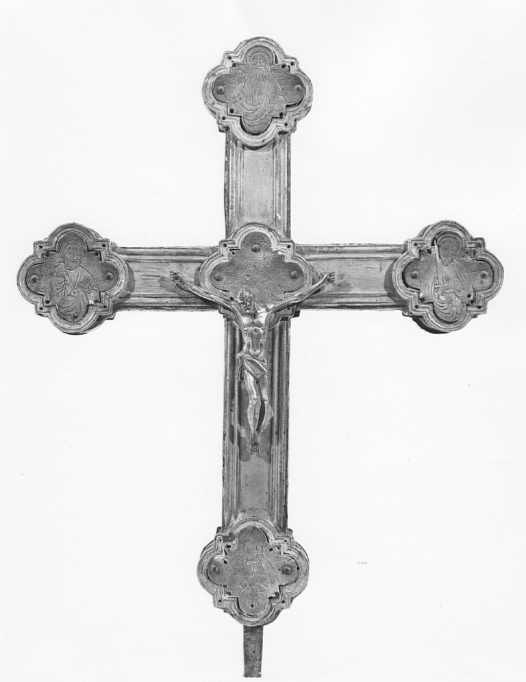 croce processionale - ambito viterbese (sec. XIV)