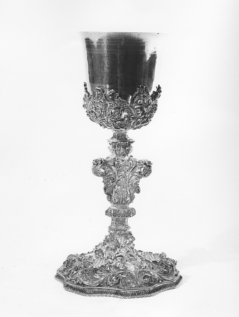 calice - ambito siciliano (sec. XVIII)