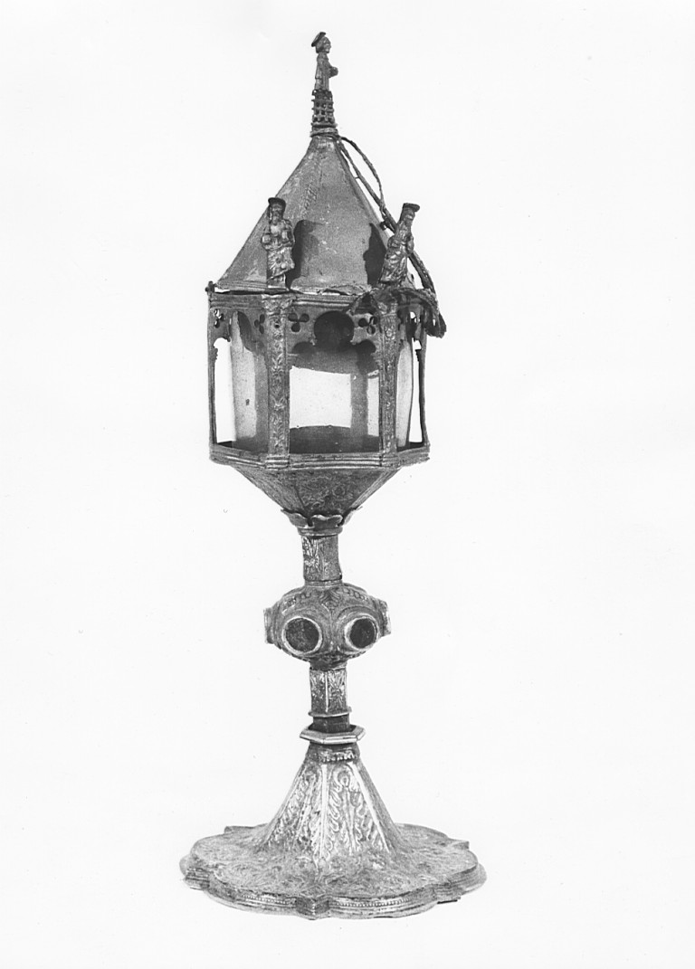 reliquiario architettonico - a tempietto - ambito viterbese (sec. XV)