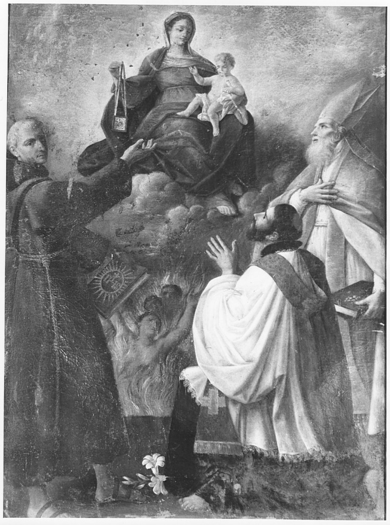 Madonna del Carmelo e santi (dipinto) - ambito viterbese (ultimo quarto sec. XVII)