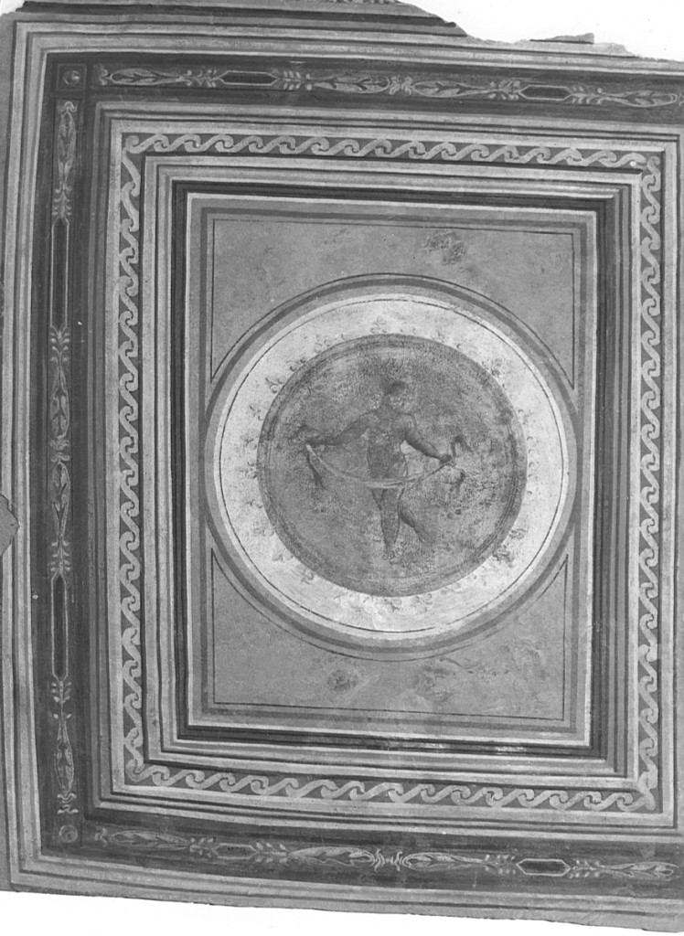 putto (decorazione pittorica) - ambito laziale (inizio sec. XX)