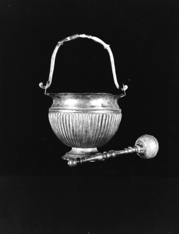 secchiello per l'acqua benedetta - ambito laziale (fine/inizio secc. XVIII/ XIX)