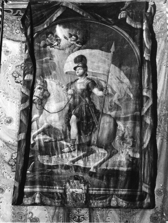 San Vittore (stendardo processionale) - ambito laziale (fine/inizio secc. XVIII/ XIX)