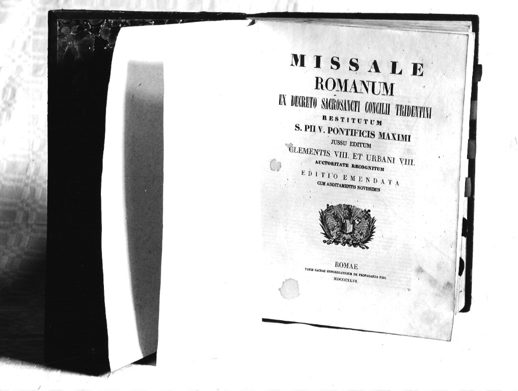 coperta di libro liturgico - ambito laziale (sec. XIX)