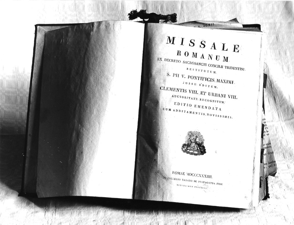 coperta di libro liturgico - ambito laziale (sec. XIX)