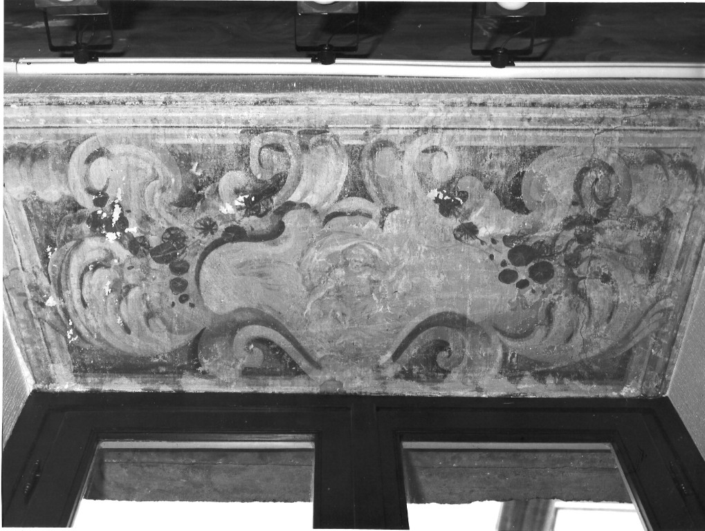 motivi decorativi a volute (dipinto) - ambito viterbese (fine/inizio secc. XVIII/ XIX)